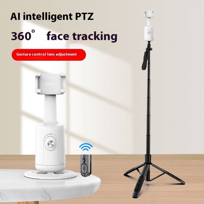 360° Automatic Face Tracking Gimbal, AI Intelligent Automatic Phone Holder, for Vlog Video, Light Stabilizer