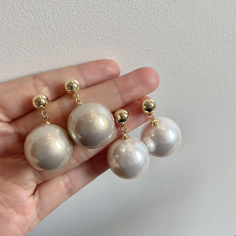 Niche Simple Pearl Stud Earrings Women - YLORESHOP