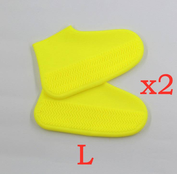 Men and women hiking slip wearable easy to carry silicone rain boots - YLORESHOP