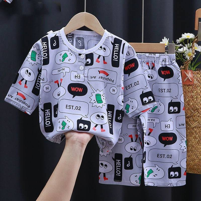 Summer Clothes Cotton Silk Air-conditioning Clothes Baby Clothes - YLORESHOP