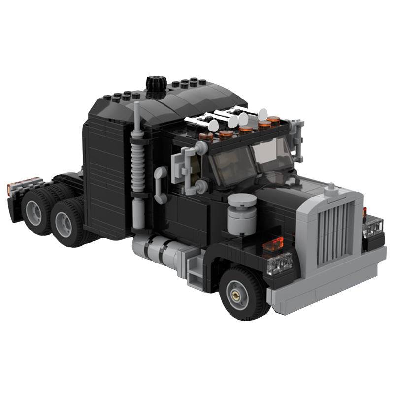 Truck Trailer Building Block Model Toy