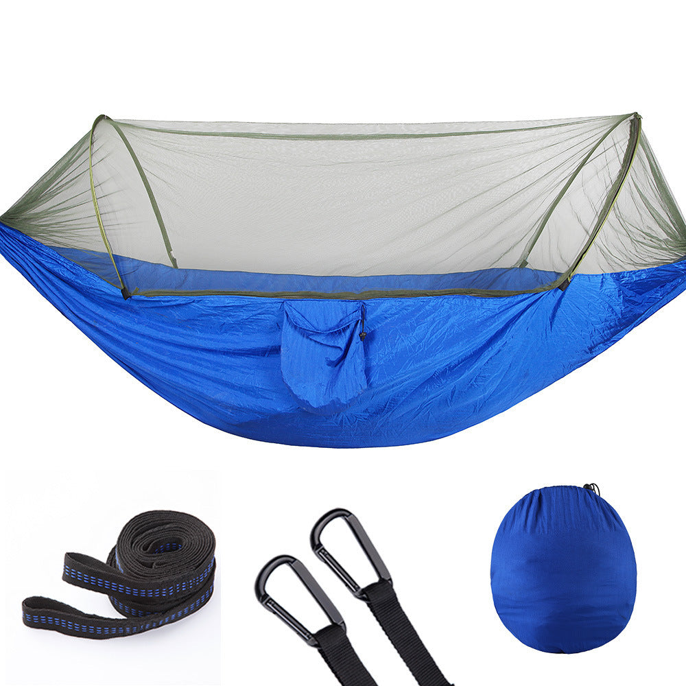 Fully Automatic Quick Opening Hammock With Mosquito Net - YLORESHOP