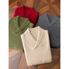 Men's Casual Fashion Collar Wool Pullover Sweater