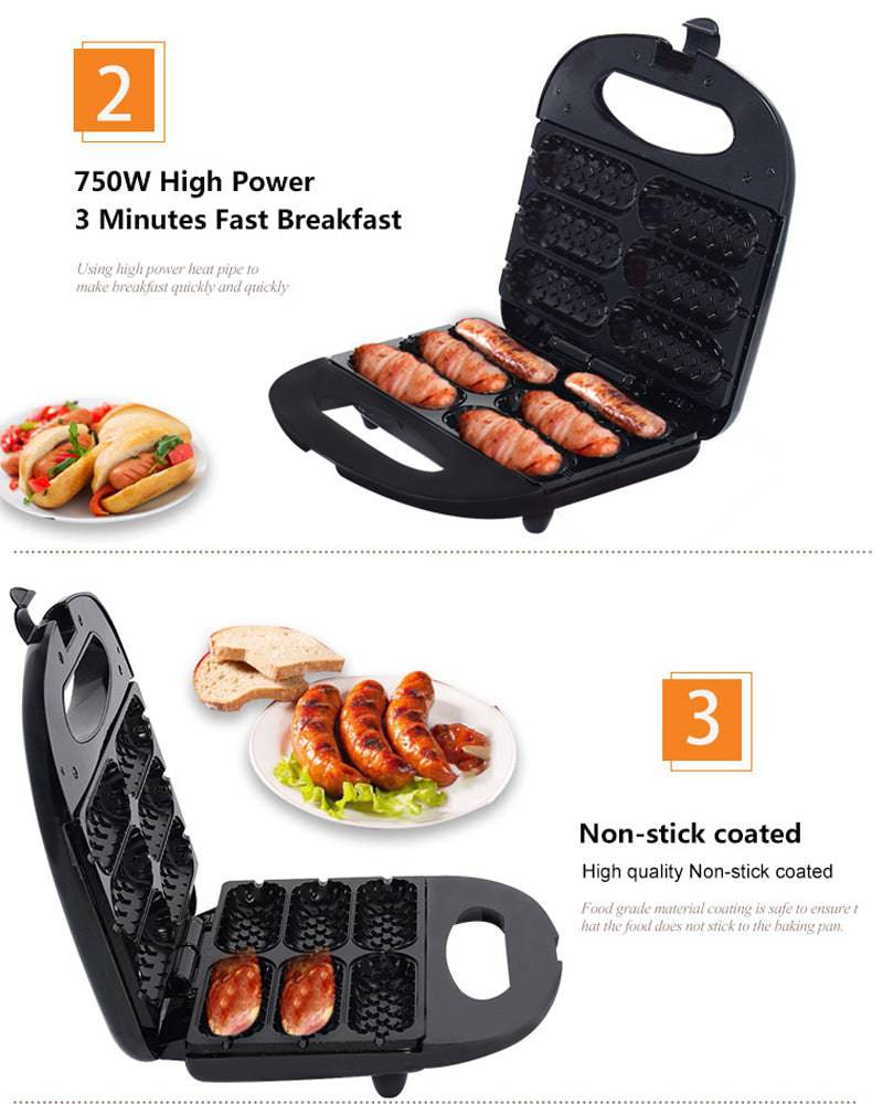 Home Hot Dog Salsiccia Arrosto Macchina per Friggere Gadget da Cucina