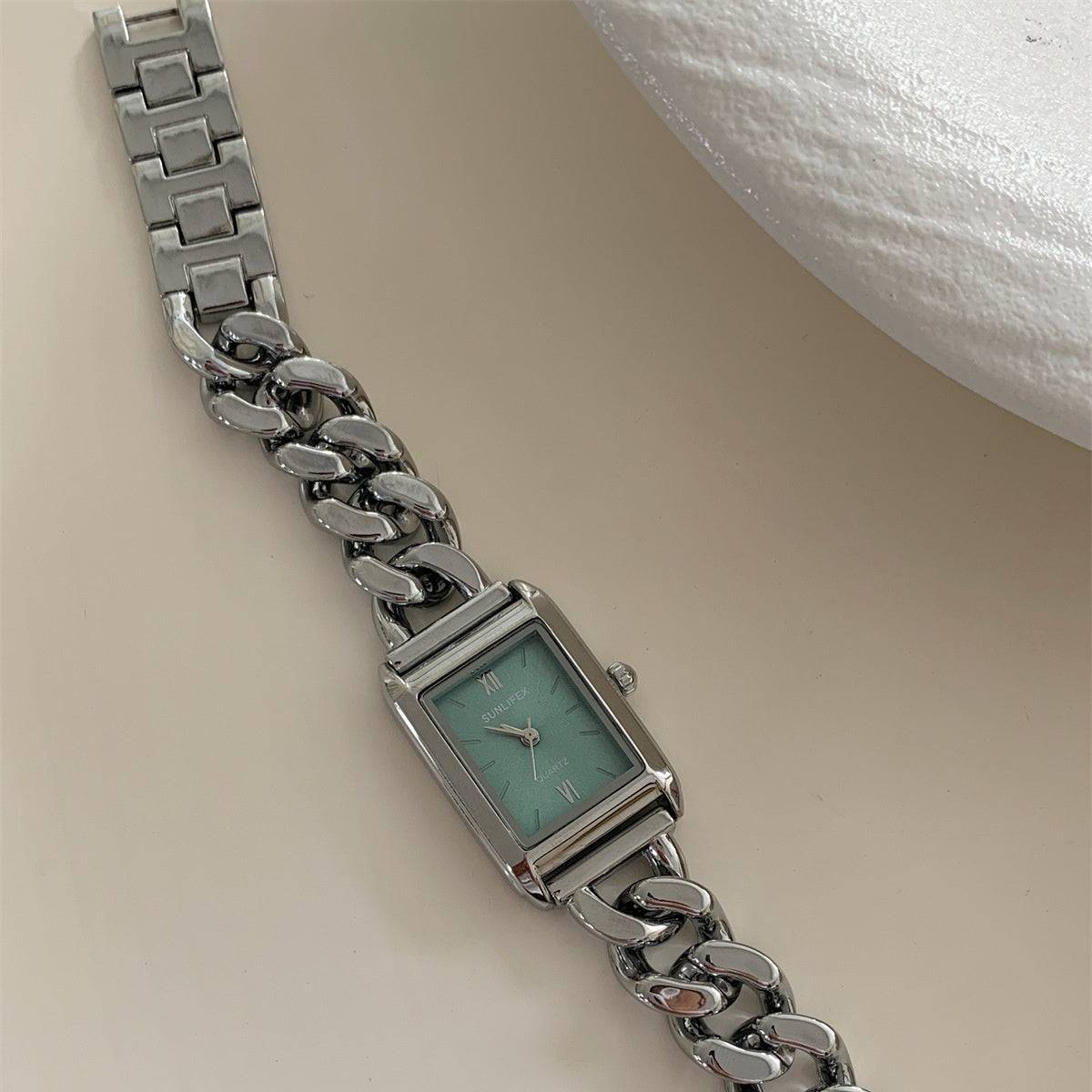 Classic Simple Design Chain Watch Female - YLORESHOP