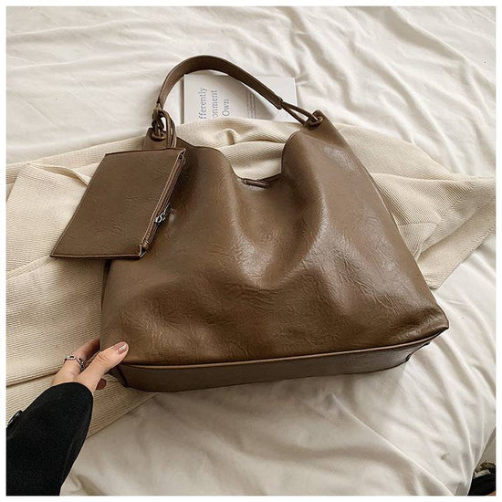 Casual Retro Large Capacity All-matching Western Style Shoulder Bag - YLORESHOP