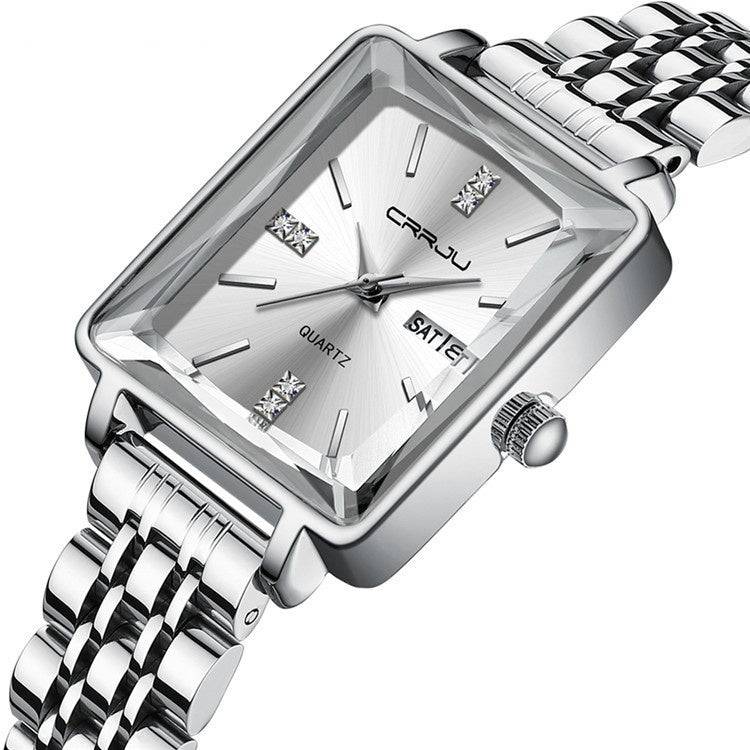 Simple Business Personality Fashion Waterproof Popular New Steel Belt Women's Watch - YLORESHOP