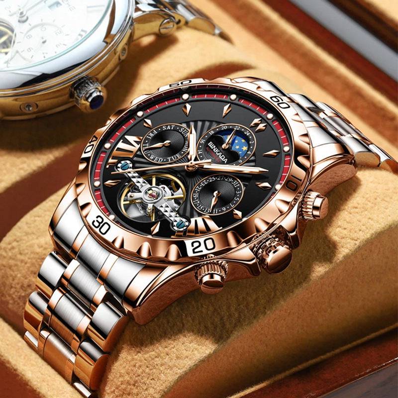 Full-automatic Waterproof Luminous Mechanical Watch - YLORESHOP