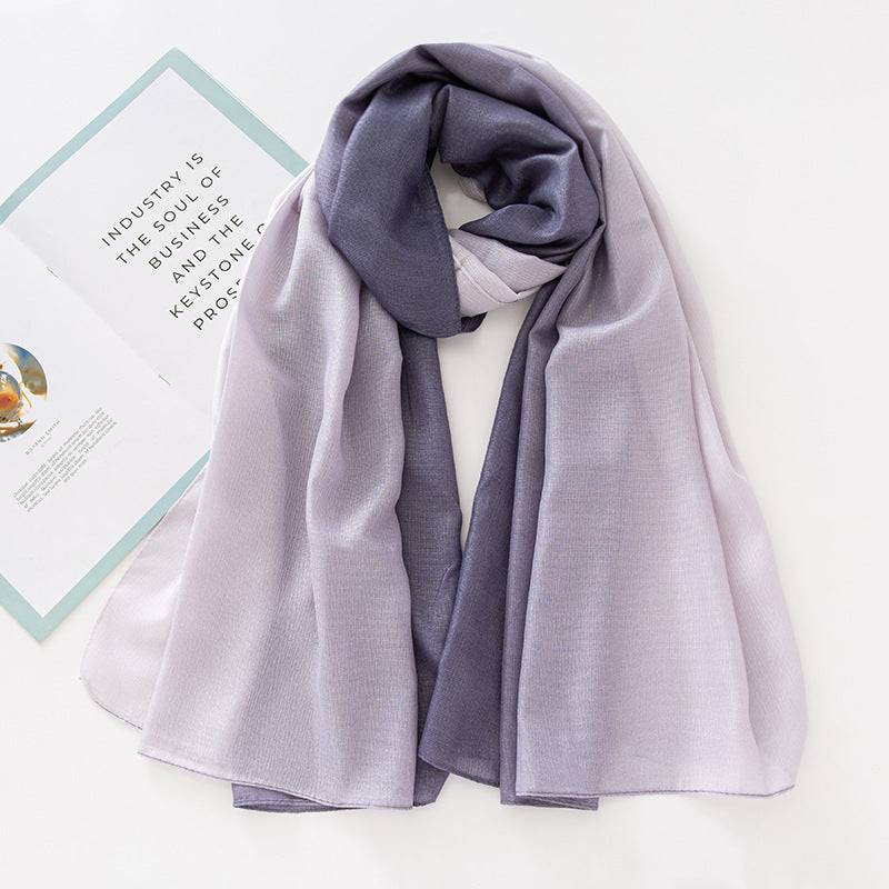 New Hemp Cotton Stitching Scarf Long Warm - YLORESHOP