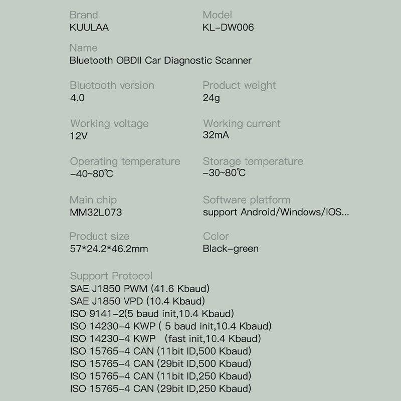 Rilevatore automatico di guasti Bluetooth OBD