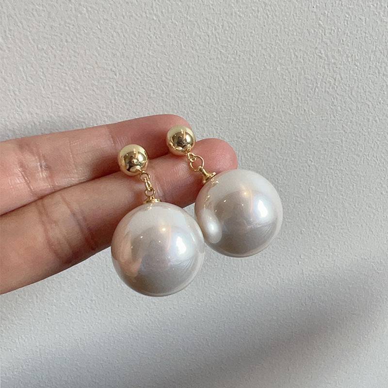 Niche Simple Pearl Stud Earrings Women - YLORESHOP