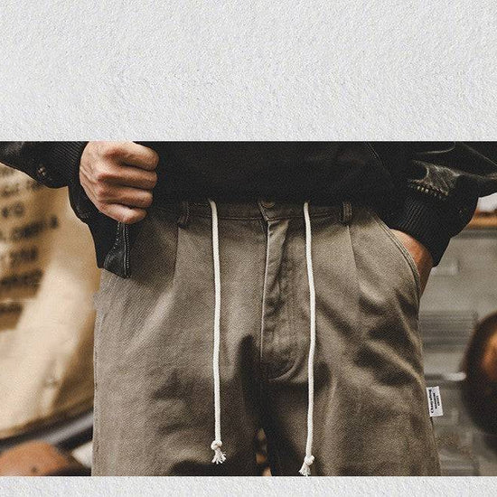 All-match Fried Loose Straight Casual Trousers - YLORESHOP