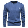 Autumn And Winter Sweater Pullover Deer Embroidery Solid Color Sweater For Men - YLORESHOP