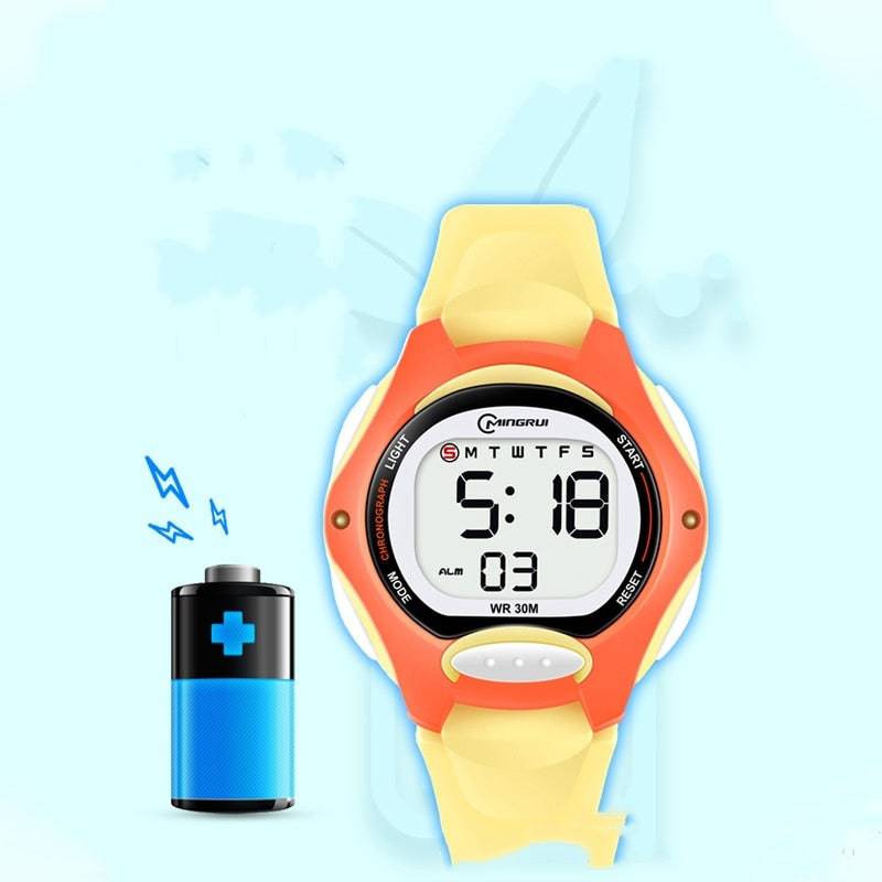 Electronic Watch Girls' Sports Waterproof Luminous Alarm Clock Exam - YLORESHOP