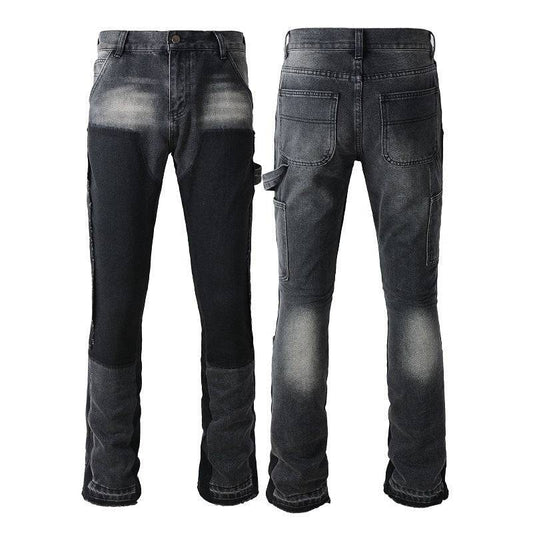 Pantaloni Bootcut Slim Fit Denim Non Elastici da Uomo