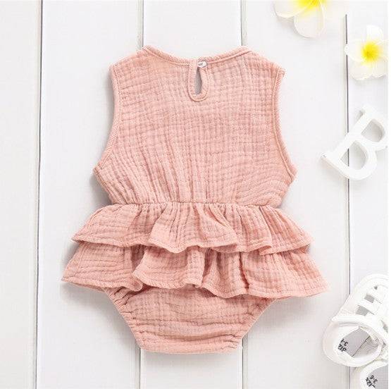 Baby children's clothing striped sleeveless girl pettiskirt - YLORESHOP