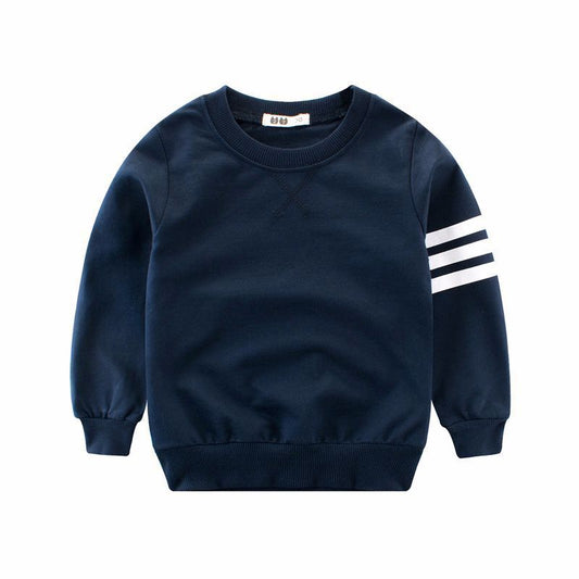 Boy's long sleeve round neck pullover - YLORESHOP