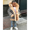 Boys' Warm Fur All-in-one Fashion Hooded Jacket - YLORESHOP