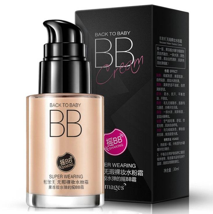 Clear and sleek hydrating cream nude makeup BB cream makeup concealer moisturizing BB cream - YLORESHOP