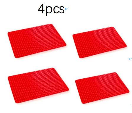 Non-Stick Silicone Pyramid Cooking Mat Baking Mat With Grid Versatile Oven BBQ Cooking Mat Heat-Resistant Mat Kitchen Tools Kitchen Gadgets - YLORESHOP