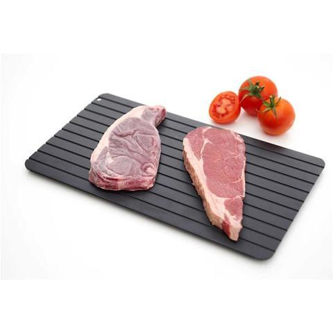 Fast Defrosting Tray Thaw  Kitchen Quick Aluminum Thaw Plate - YLORESHOP