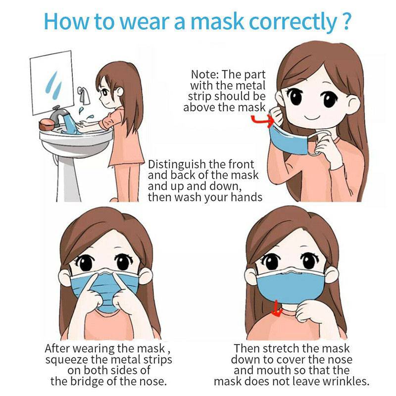 Professional Medical Mask Disposable 3-Ply Face Mask Antiviral Medical-Surgical Mask - YLORESHOP