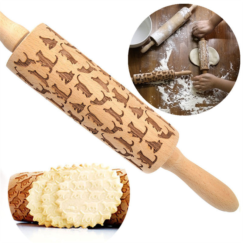 Rolling Pin Christmas Embossing - YLORESHOP