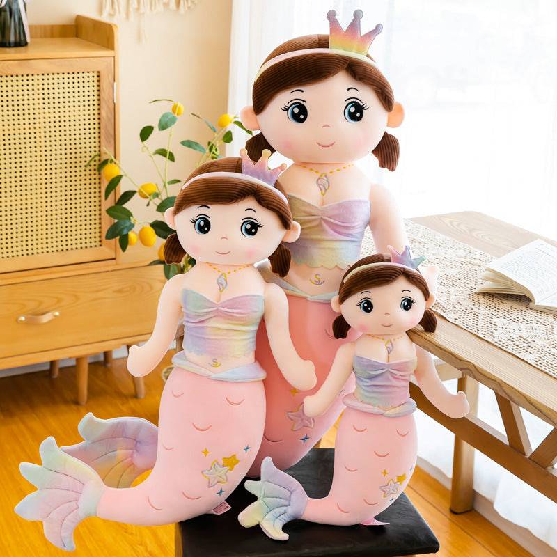 Children's Fashion New Crown Mermaid Plush Toy - YLORESHOP