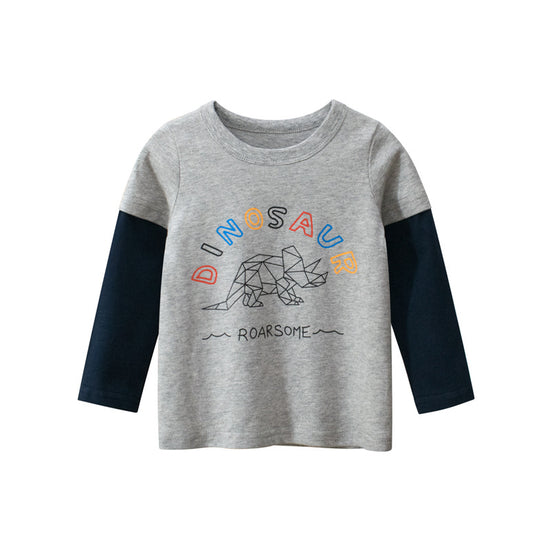 Baby clothes children's long-sleeved T-shirt boys bottoming shirt - YLORESHOP
