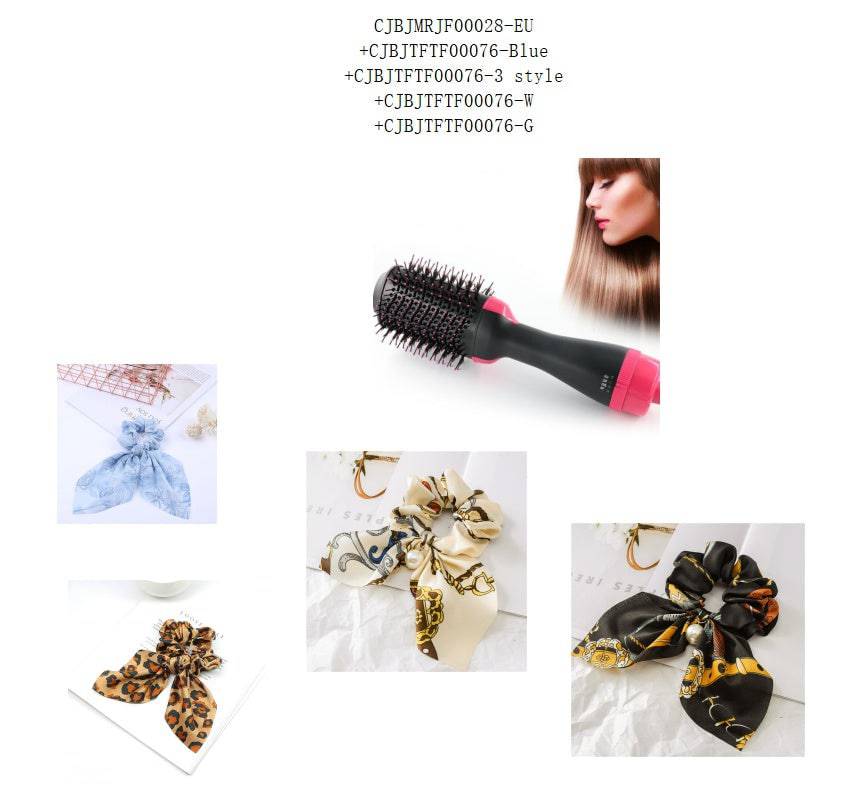 One-Step Electric Hair Dryer Comb Multifunctional Comb Straightener Hair Curling - YLORESHOP