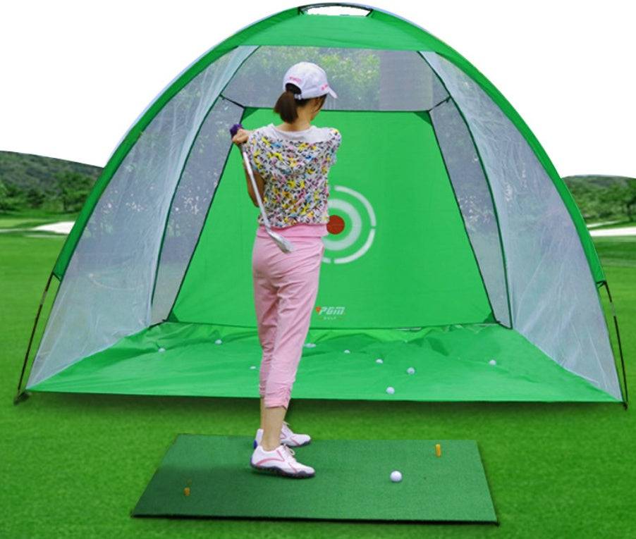 Golf Practice Net Tent Golf Hitting Cage Garden Grassland Practice Tent Golf Training Equipment Mesh Outdoor - YLORESHOP