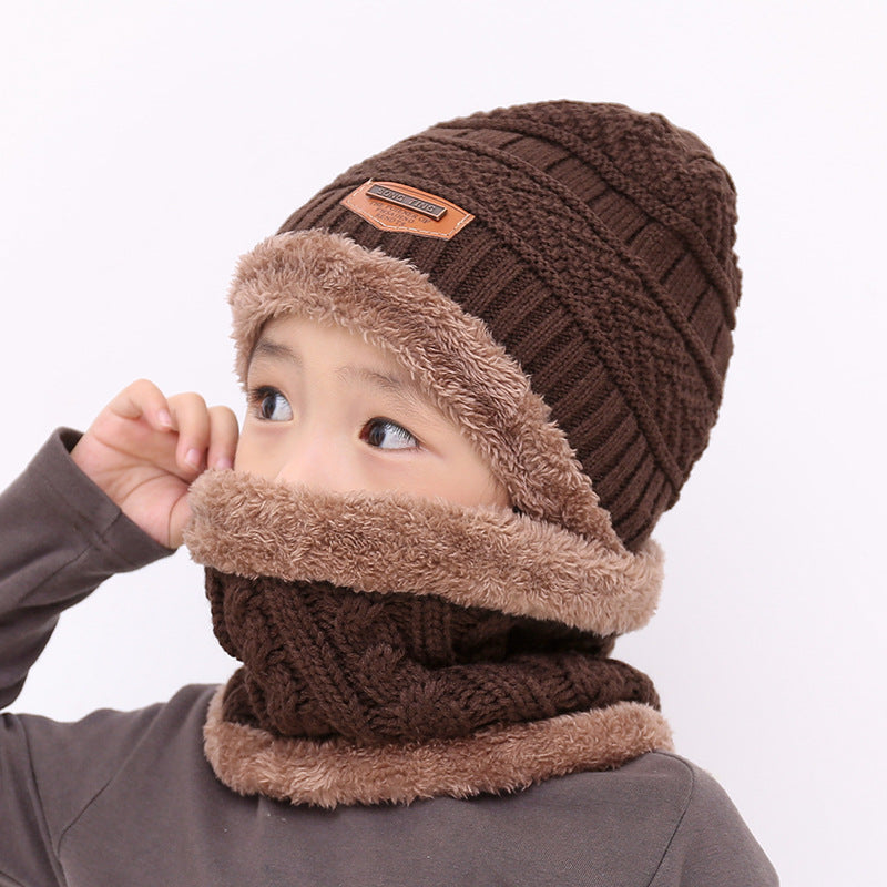 Warm knitted hat children's cap - YLORESHOP