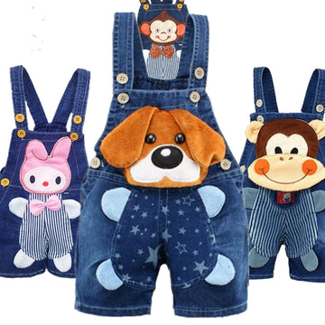 Children's summer denim overalls - YLORESHOP