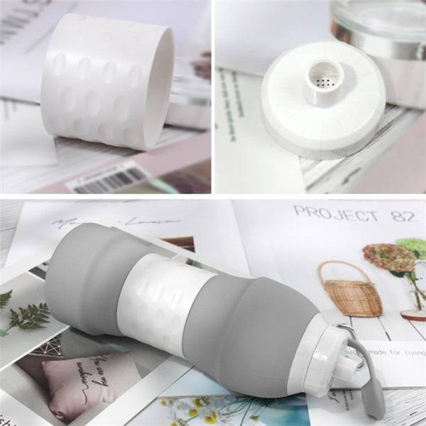 Silicone folding water bottle - YLORESHOP