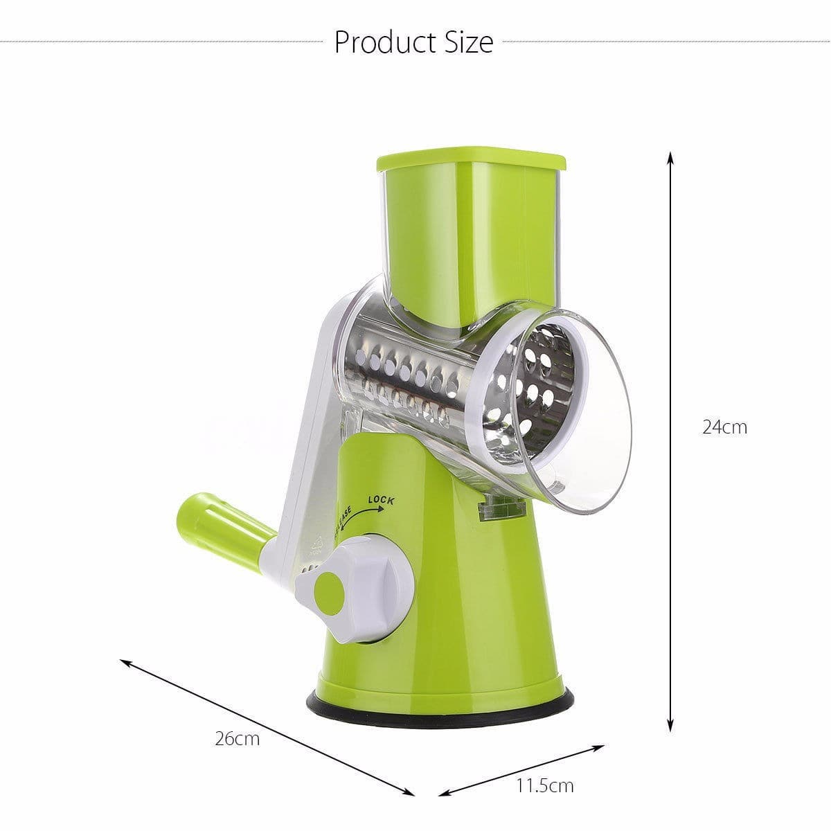 Vegetable Cutter Round Mandoline Slicer Potato Julienne Carrot Grater Cheese - YLORESHOP