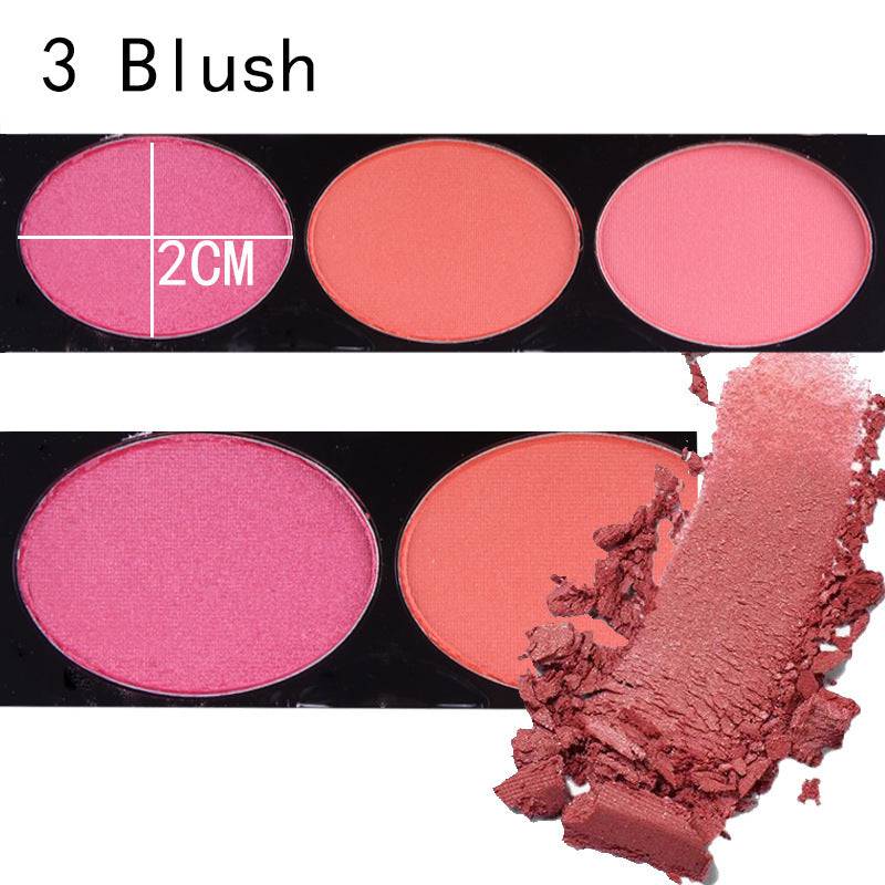 MISS ROSE 144 color 3 color 3 Color Eyeshadow blush eyebrow makeup makeup makeup kit special wholesale - YLORESHOP