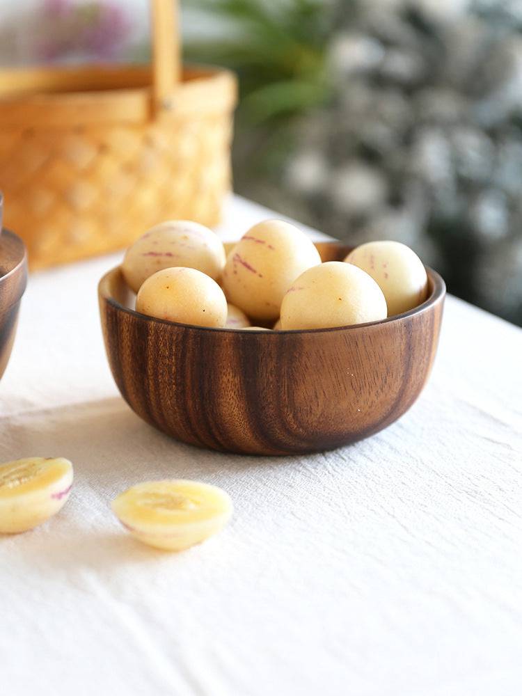 Acacia wooden bowl wooden tableware - YLORESHOP