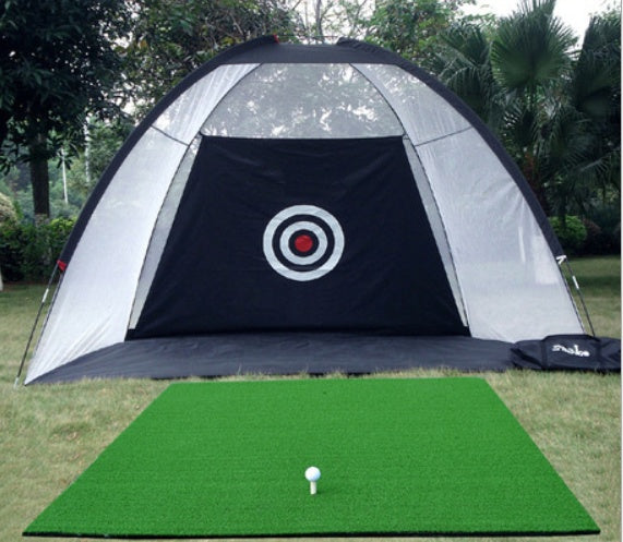 Golf Practice Net Tent Golf Hitting Cage Garden Grassland Practice Tent Golf Training Equipment Mesh Outdoor - YLORESHOP