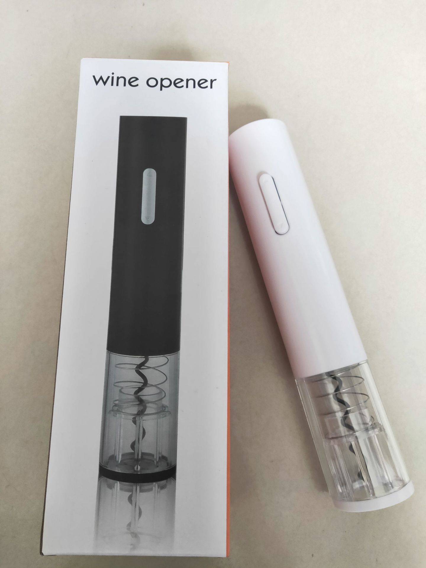 Electric Wine Opener Automatic Electric Wine Bottle Corkscrew Opener With Foil Cutter Wine Bottle Opener Kit - YLORESHOP