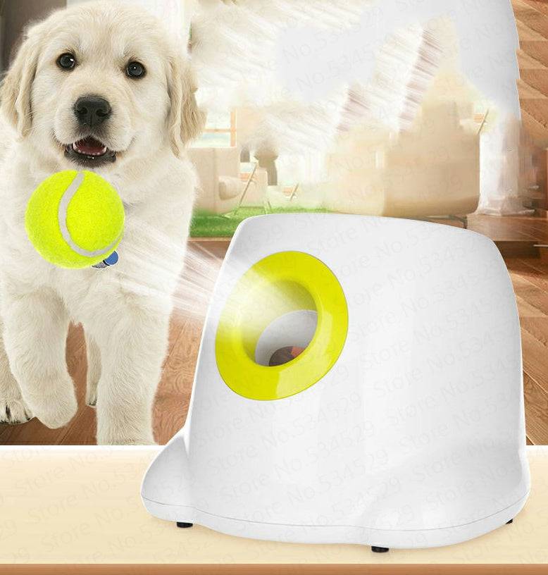 Lanciatore automatico di palline interattivo per cani e animali domestici