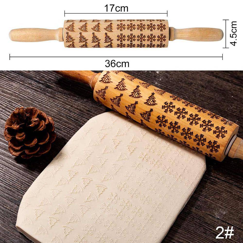 Rolling Pin Christmas Embossing - YLORESHOP