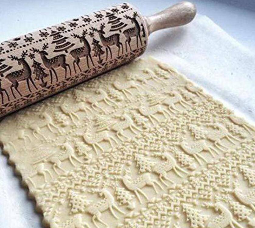 Rolling Pin Christmas Embossing - YLORESHOP