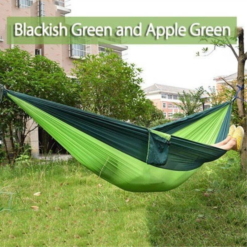 Backpacking Hammock - Portable Nylon Parachute Outdoor Double Hammock - YLORESHOP