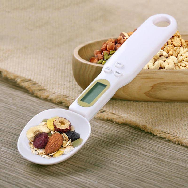 LCD Digital Kitchen Scale Electronic Cooking Food Weight Measuring Spoon Grams Coffee Tea Sugar Spoon Scale Kitchen Tools - YLORESHOP