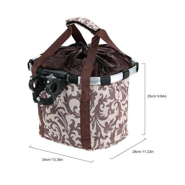 Bicycle Mountain Bike Front Bag Folding Basket  S41 46 Quick Release Front Bag - YLORESHOP