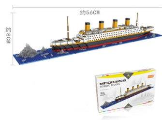 Puzzle building blocks Titanic