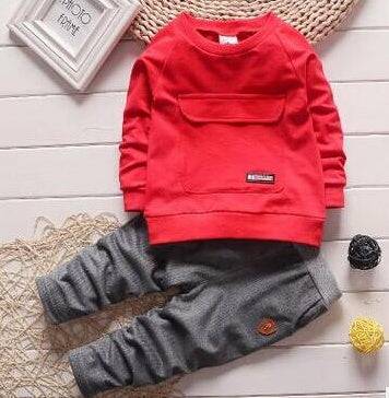 toddler baby clothes children suit 0-3 years old suit + pants children's sportswear boys girls children's clothing brand - YLORESHOP