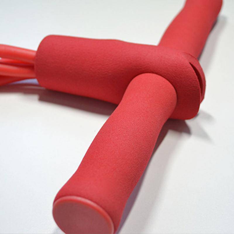 Natural Latex Foot Pedal Elastic Pull Rope with Handle Fitness Equipment Bodybuilding Expander - YLORESHOP