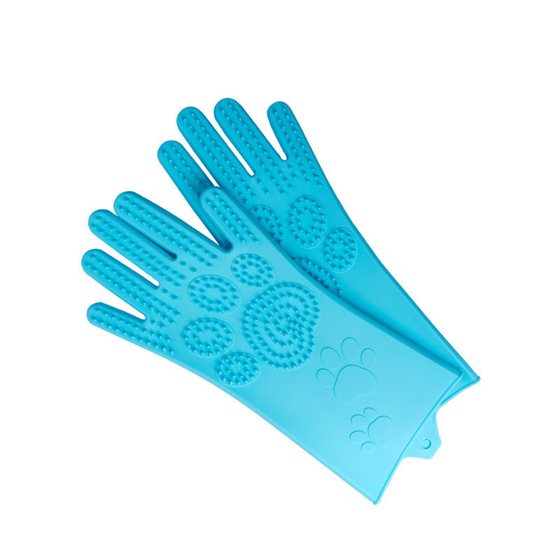 Silicone Heat-resistant Cleaning Brush Scrubbing Gloves - YLORESHOP