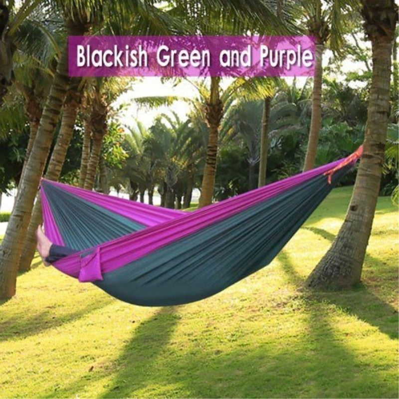 Backpacking Hammock - Portable Nylon Parachute Outdoor Double Hammock - YLORESHOP